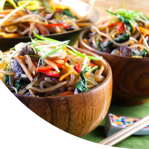 Japchae (Korean Clear Noodle)