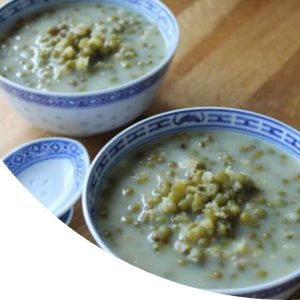 Mung Bean With Grass Jelly Noodle