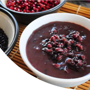 Purple Rice Red Bean Dessert