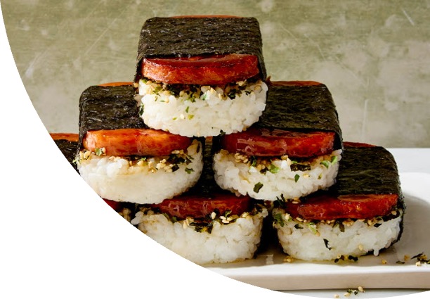 Vegetarian Spam Musubi
